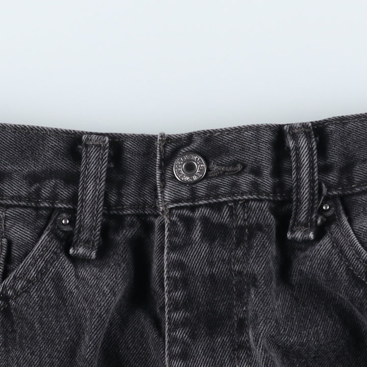Levi's 505 Black Denim Tapered Denim Pants for Men, W34 equivalent cotton black type Vintage Second Hand