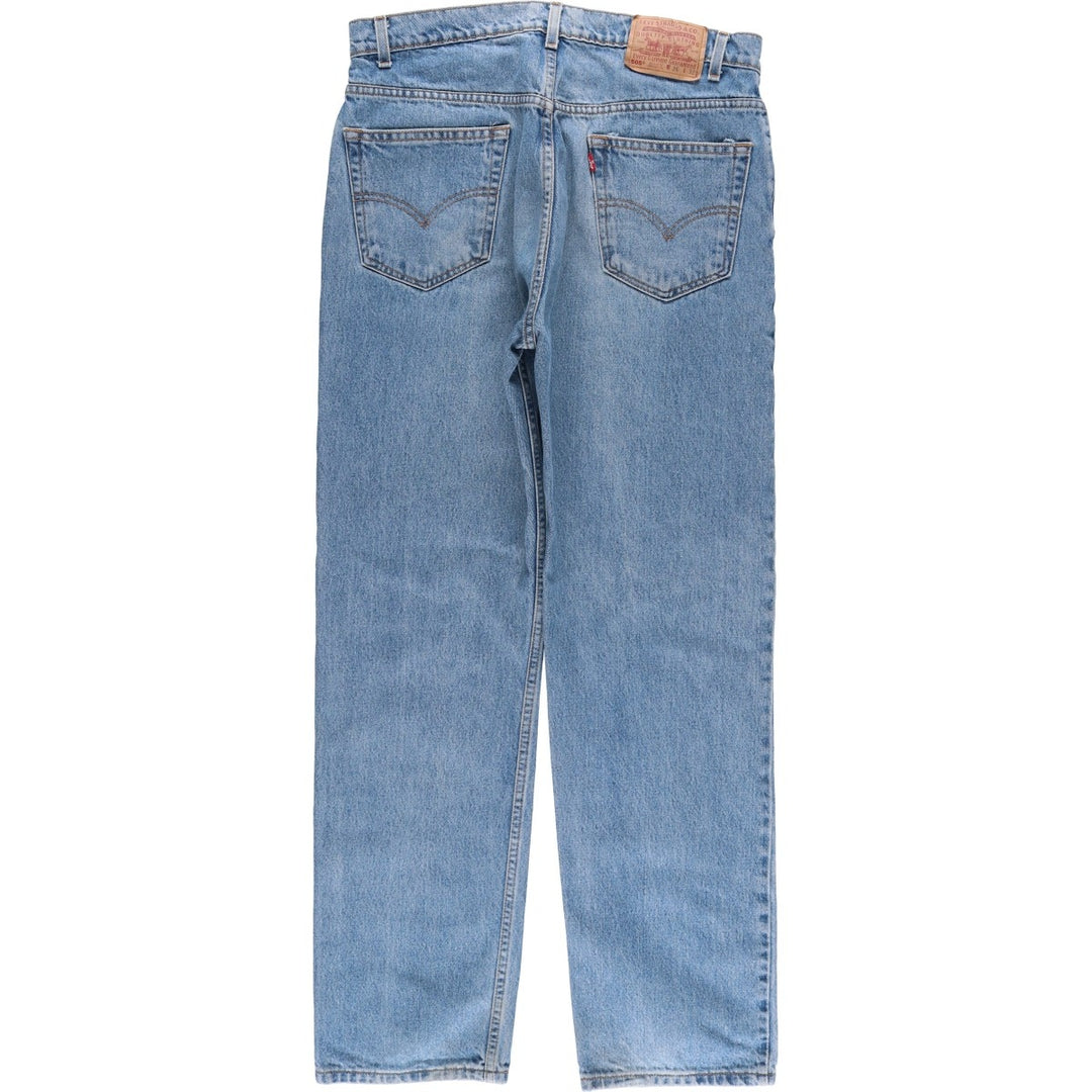 1990'S Levi's 505-4891 Regular Fit Straight Leg Tapered Denim Pants, Men's Size W35 (approx.), Vintage cotton blue type Vintage Second Hand