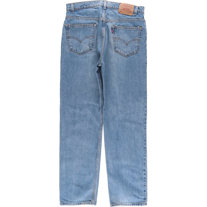 1990'S Levi's 505-4891 Regular Fit Straight Leg Tapered Denim Pants, Men's Size W35 (approx.), Vintage cotton blue type Vintage Second Hand