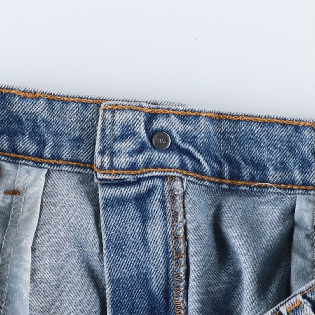 1990'S Levi's 505-4891 Regular Fit Straight Leg Tapered Denim Pants, Men's Size W35 (approx.), Vintage cotton blue type Vintage Second Hand