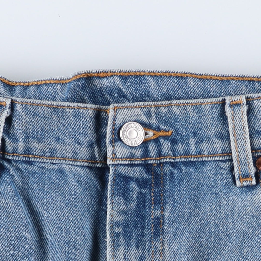 1990'S Levi's 505-4891 Regular Fit Straight Leg Tapered Denim Pants, Men's Size W35 (approx.), Vintage cotton blue type Vintage Second Hand