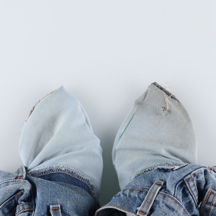 1990'S Levi's 505-4891 Regular Fit Straight Leg Tapered Denim Pants, Men's Size W35 (approx.), Vintage cotton blue type Vintage Second Hand