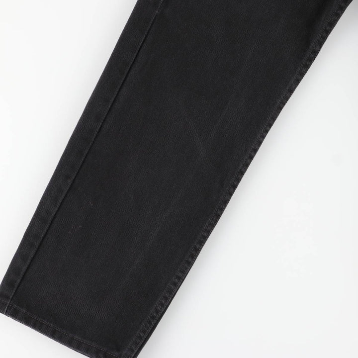 Levi's 505 Black Denim Tapered Denim Pants for Men, W34 equivalent cotton black type Vintage Second Hand