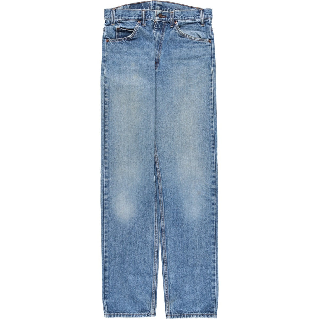 00'S Levi's 505 REGULAR FIT STRAIGHT LEG Orange Tab Tapered Denim Pants Men's W31 cotton blue type Vintage Second Hand