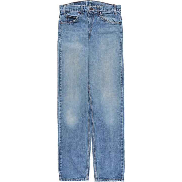 00'S Levi's 505 REGULAR FIT STRAIGHT LEG Orange Tab Tapered Denim Pants Men's W31 cotton blue type Vintage Second Hand