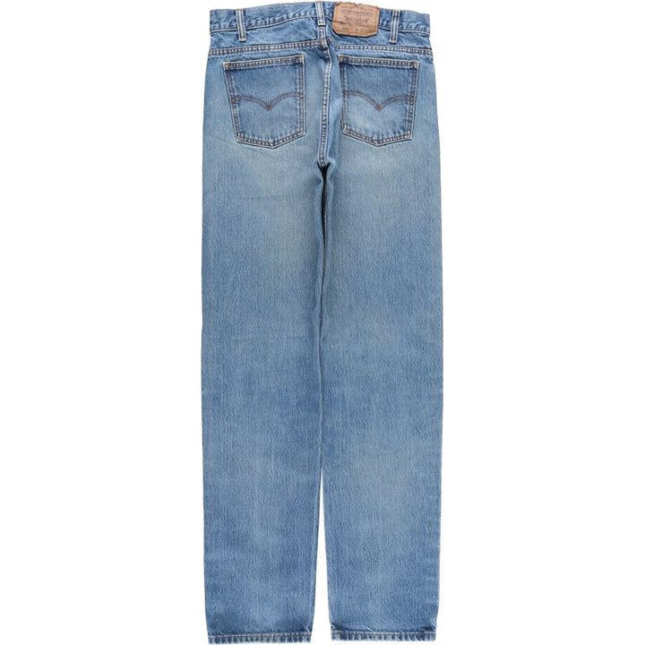 00'S Levi's 505 REGULAR FIT STRAIGHT LEG Orange Tab Tapered Denim Pants Men's W31 cotton blue type Vintage Second Hand