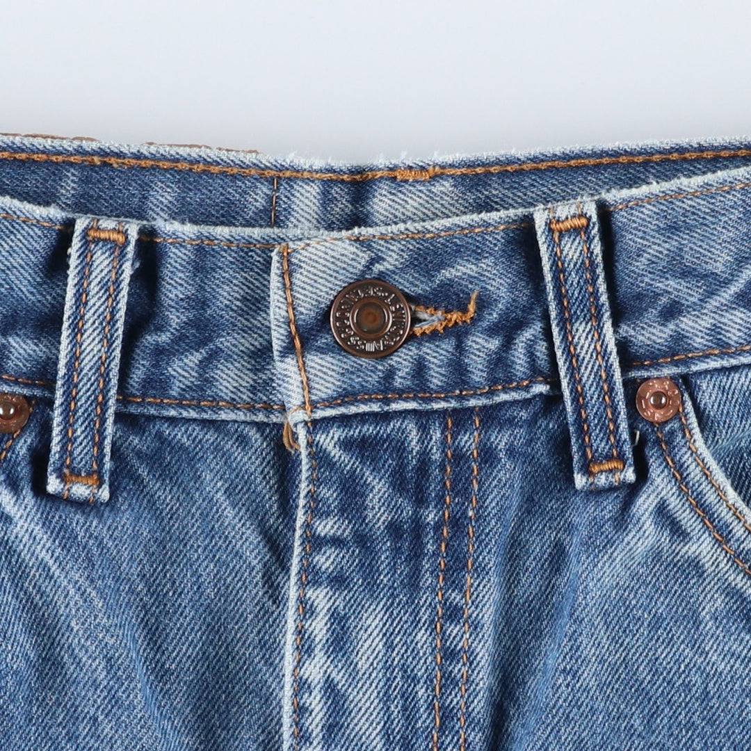 00'S Levi's 505 REGULAR FIT STRAIGHT LEG Orange Tab Tapered Denim Pants Men's W31 cotton blue type Vintage Second Hand