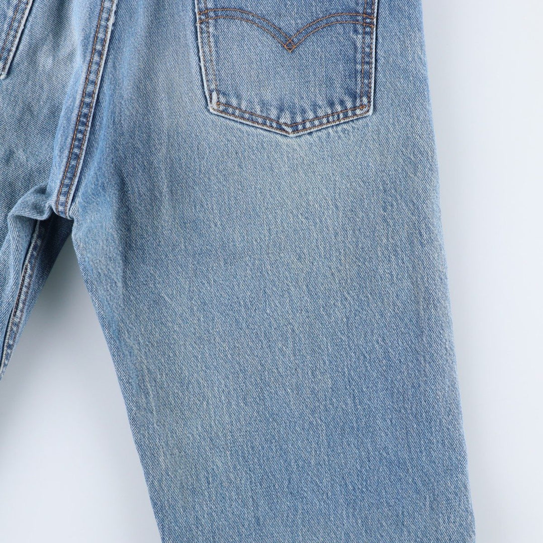 00'S Levi's 505 REGULAR FIT STRAIGHT LEG Orange Tab Tapered Denim Pants Men's W31 cotton blue type Vintage Second Hand