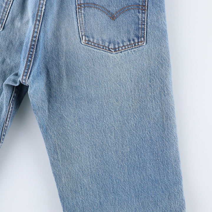 00'S Levi's 505 REGULAR FIT STRAIGHT LEG Orange Tab Tapered Denim Pants Men's W31 cotton blue type Vintage Second Hand
