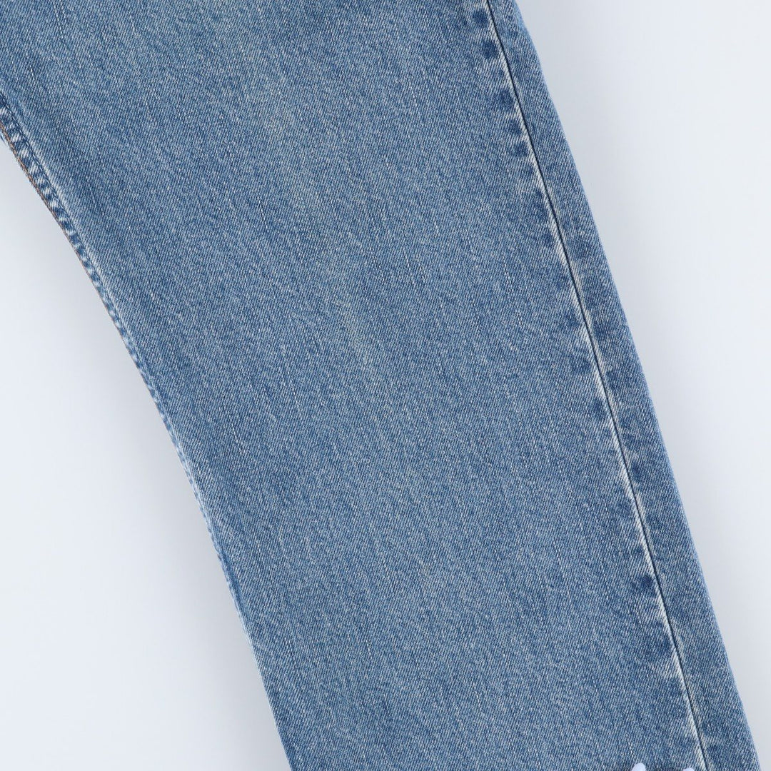00'S Levi's 505 REGULAR FIT STRAIGHT LEG tapered denim pants for men, size w36 cotton blue type Vintage Second Hand