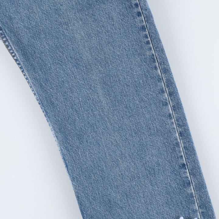 00'S Levi's 505 REGULAR FIT STRAIGHT LEG tapered denim pants for men, size w36 cotton blue type Vintage Second Hand