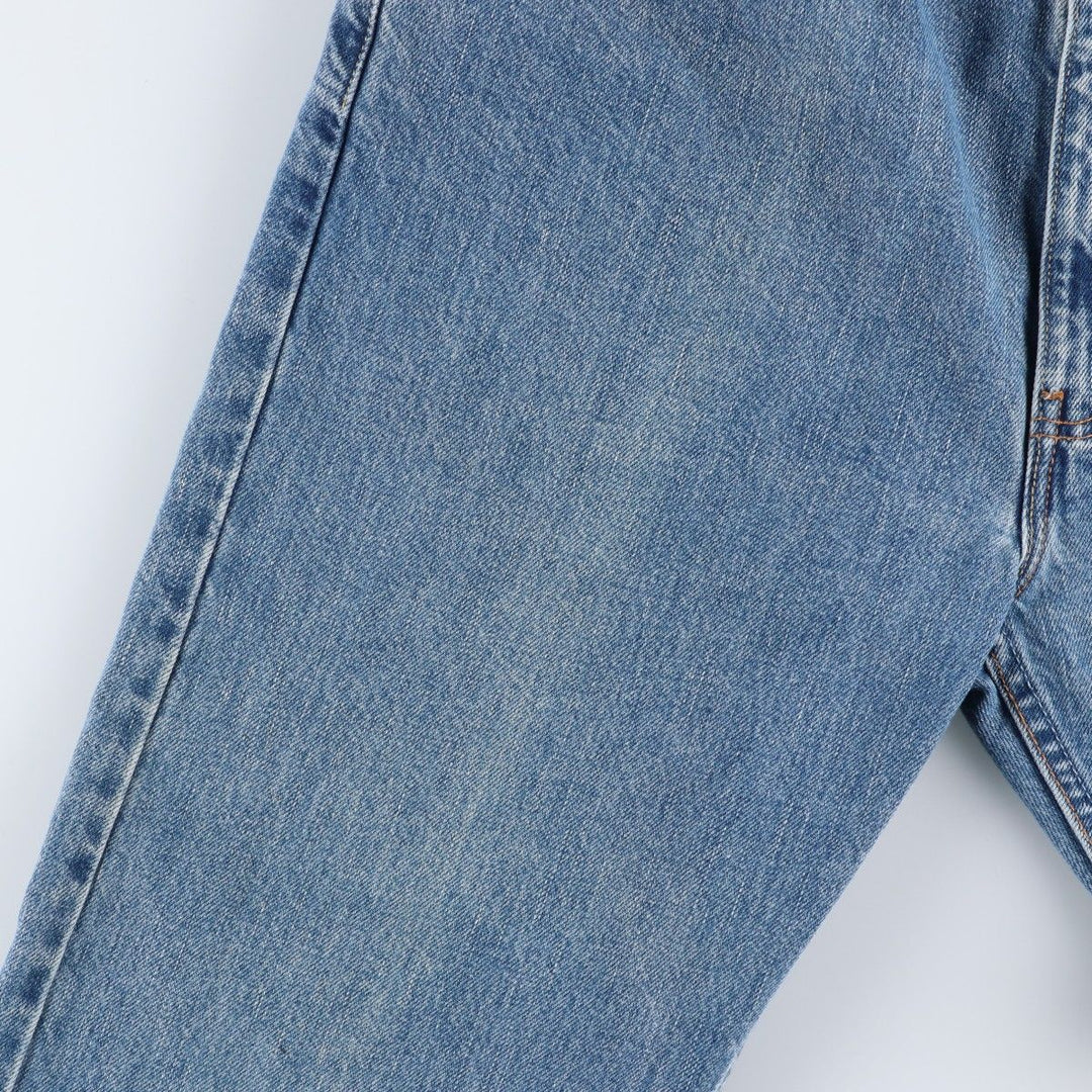 00'S Levi's 505 REGULAR FIT STRAIGHT LEG tapered denim pants for men, size w36 cotton blue type Vintage Second Hand