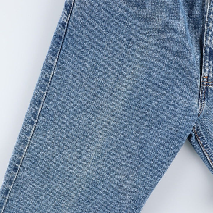 00'S Levi's 505 REGULAR FIT STRAIGHT LEG tapered denim pants for men, size w36 cotton blue type Vintage Second Hand