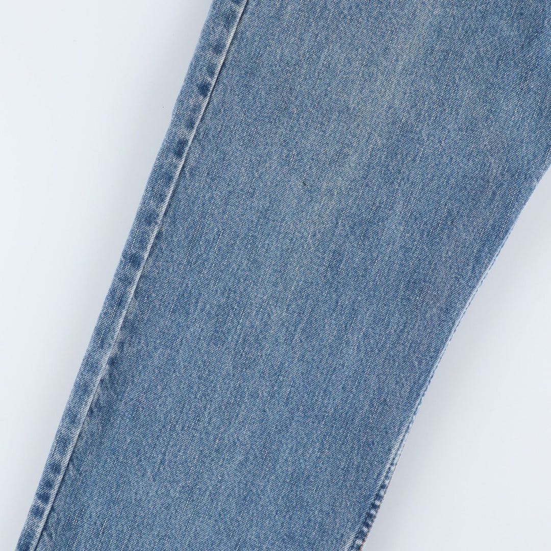 00'S Levi's 505 REGULAR FIT STRAIGHT LEG tapered denim pants for men, size w36 cotton blue type Vintage Second Hand