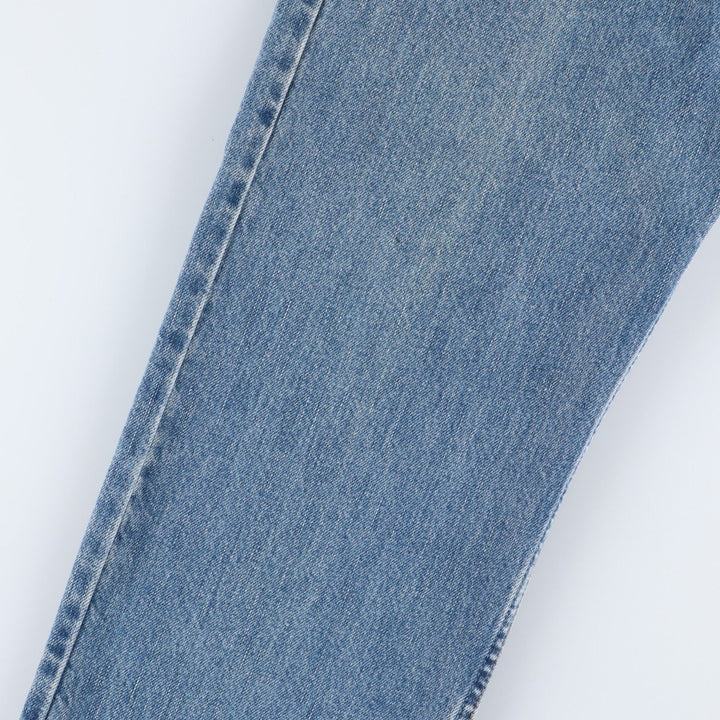 00'S Levi's 505 REGULAR FIT STRAIGHT LEG tapered denim pants for men, size w36 cotton blue type Vintage Second Hand