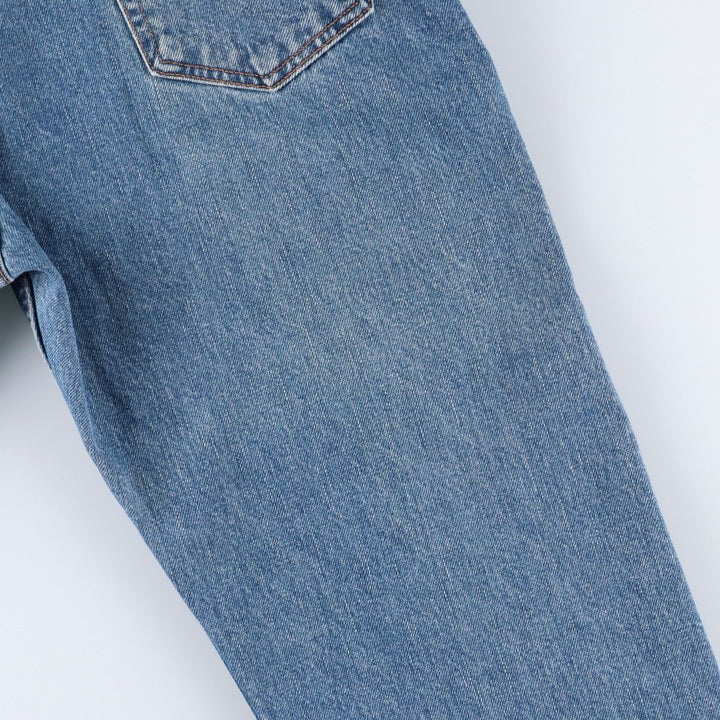 00'S Levi's 505 REGULAR FIT STRAIGHT LEG tapered denim pants for men, size w36 cotton blue type Vintage Second Hand