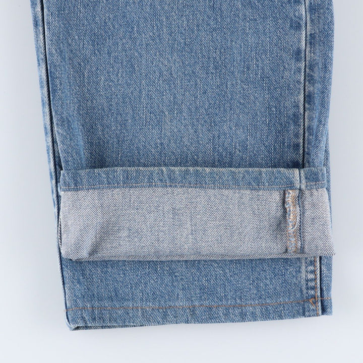 00'S Levi's 505 REGULAR FIT STRAIGHT LEG tapered denim pants for men, size w36 cotton blue type Vintage Second Hand