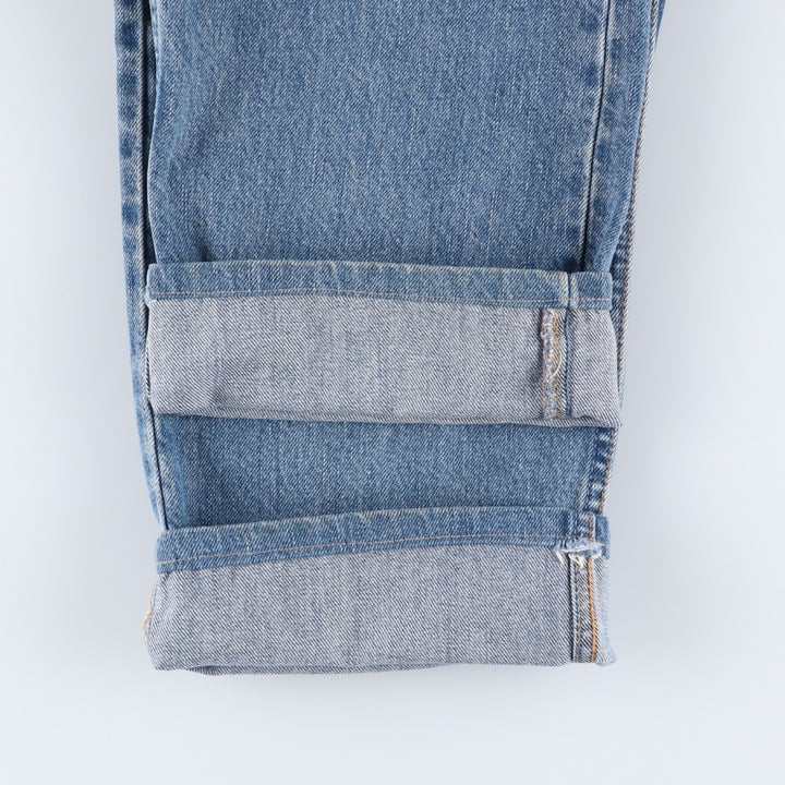 00'S Levi's 505 REGULAR FIT STRAIGHT LEG tapered denim pants for men, size w36 cotton blue type Vintage Second Hand