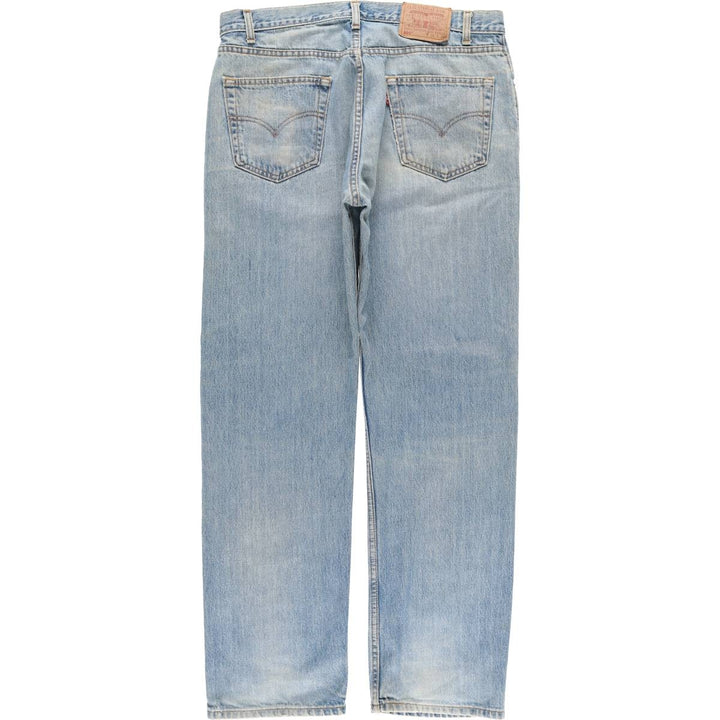 2000'S Levi's 505 Regular Fit Straight Leg Tapered Denim Pants, Made in Canada, Men's Size W37 cotton blue type Vintage Second Hand