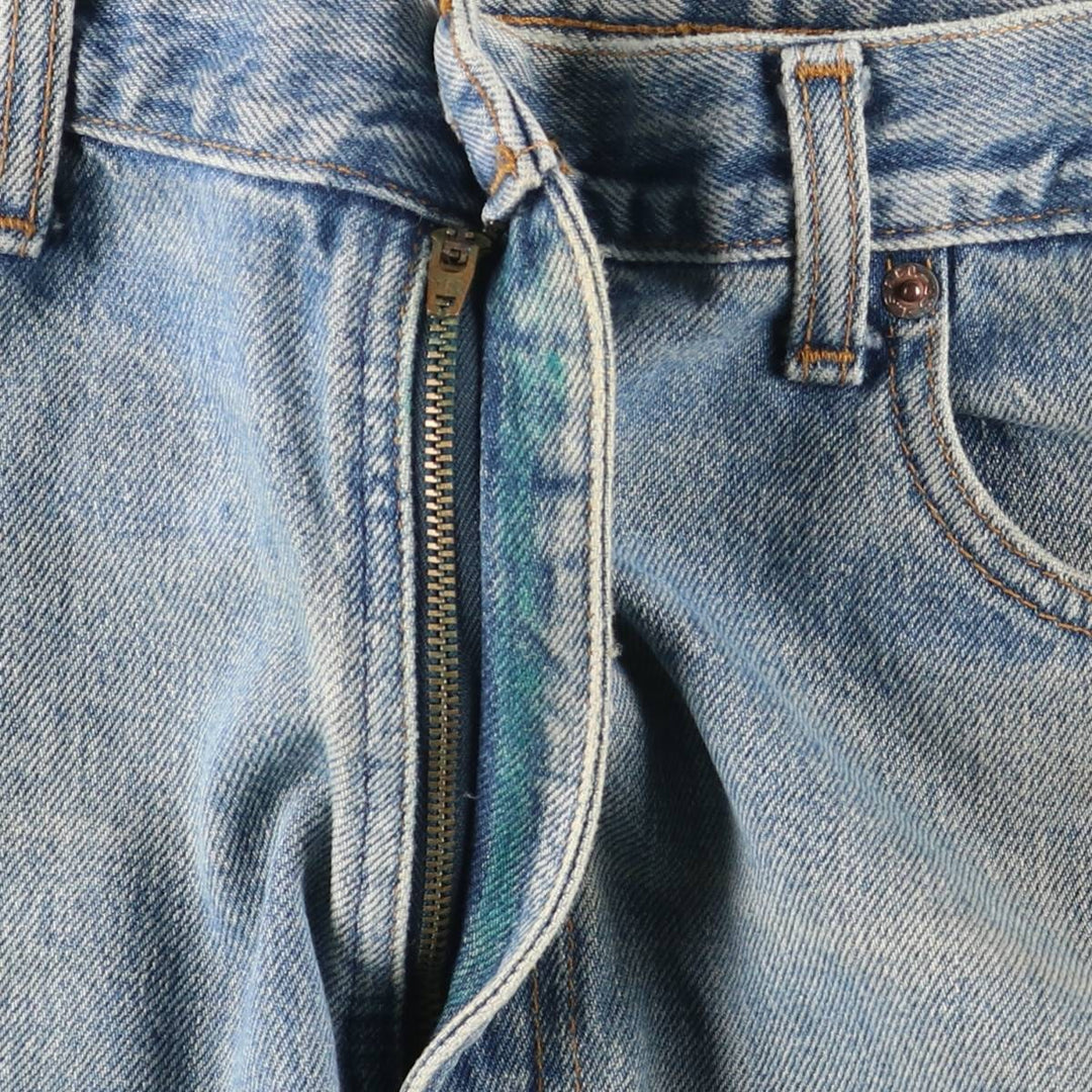 2000'S Levi's 505 Regular Fit Straight Leg Tapered Denim Pants, Made in Canada, Men's Size W37 cotton blue type Vintage Second Hand