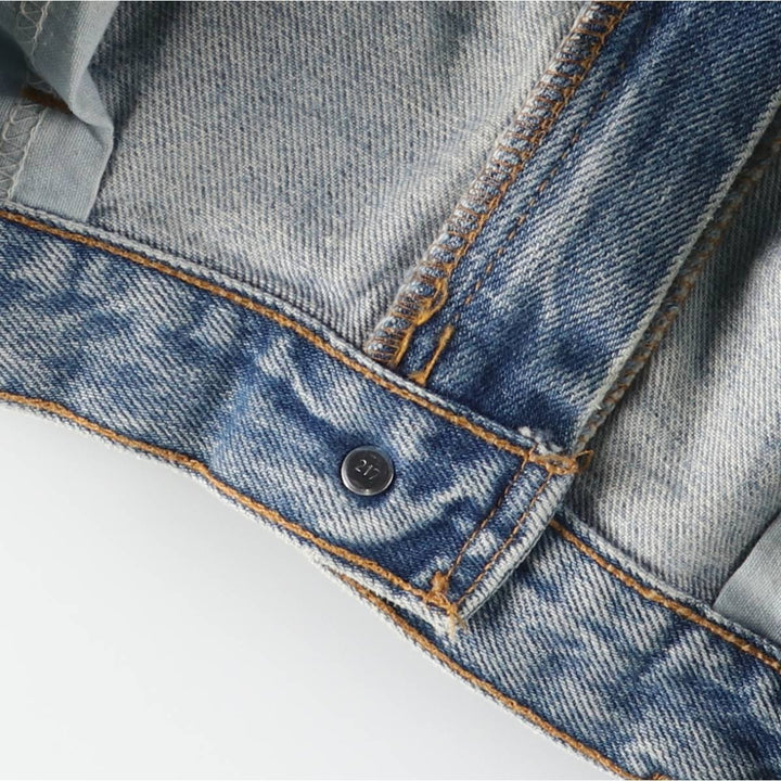 2000'S Levi's 505 Regular Fit Straight Leg Tapered Denim Pants, Made in Canada, Men's Size W37 cotton blue type Vintage Second Hand