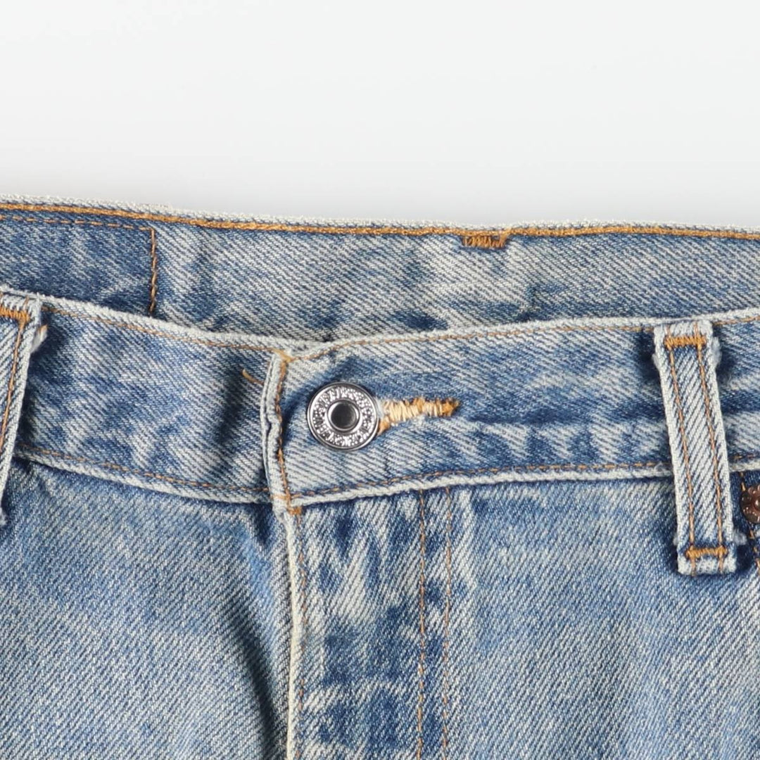 2000'S Levi's 505 Regular Fit Straight Leg Tapered Denim Pants, Made in Canada, Men's Size W37 cotton blue type Vintage Second Hand
