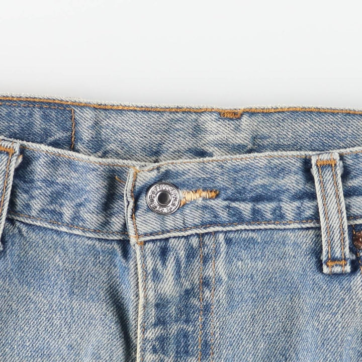2000'S Levi's 505 Regular Fit Straight Leg Tapered Denim Pants, Made in Canada, Men's Size W37 cotton blue type Vintage Second Hand