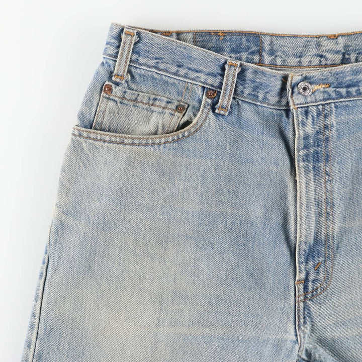 2000'S Levi's 505 Regular Fit Straight Leg Tapered Denim Pants, Made in Canada, Men's Size W37 cotton blue type Vintage Second Hand