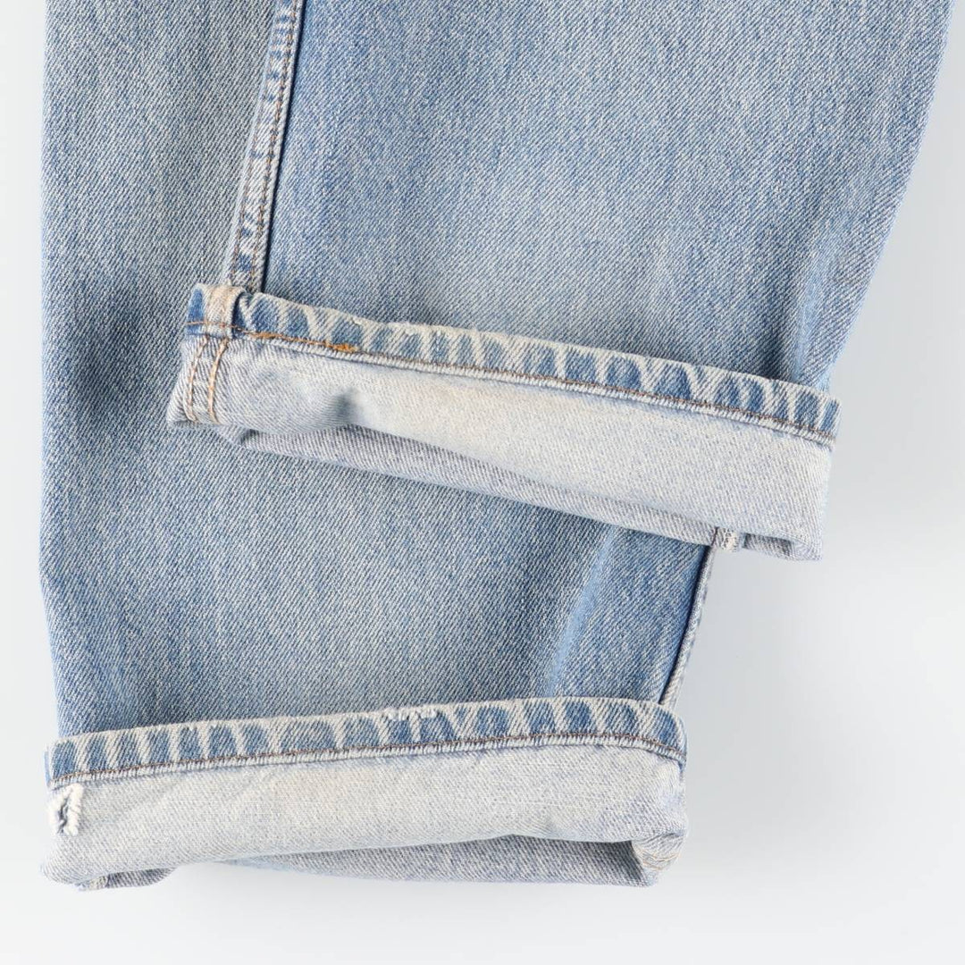 2000'S Levi's 505 Regular Fit Straight Leg Tapered Denim Pants, Made in Canada, Men's Size W37 cotton blue type Vintage Second Hand