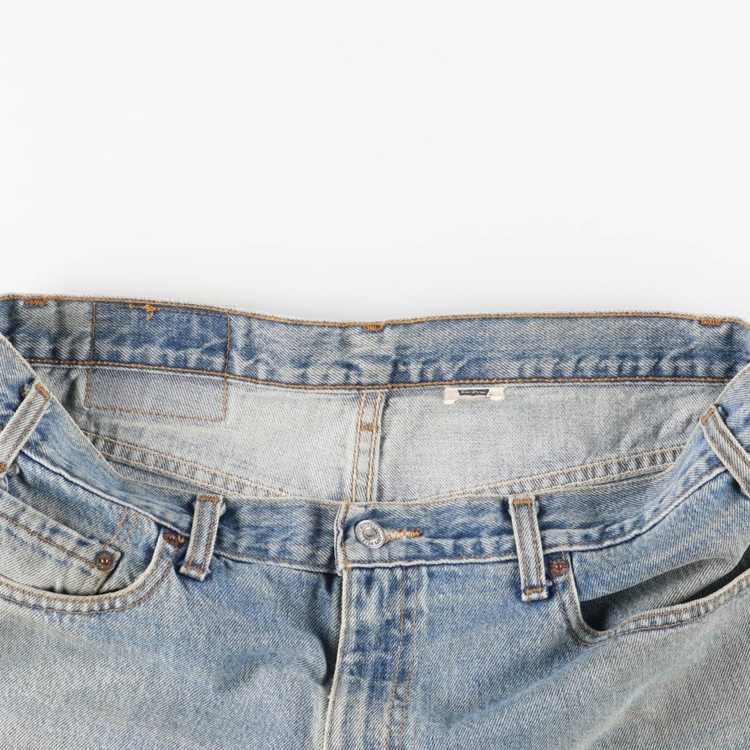 2000'S Levi's 505 Regular Fit Straight Leg Tapered Denim Pants, Made in Canada, Men's Size W37 cotton blue type Vintage Second Hand