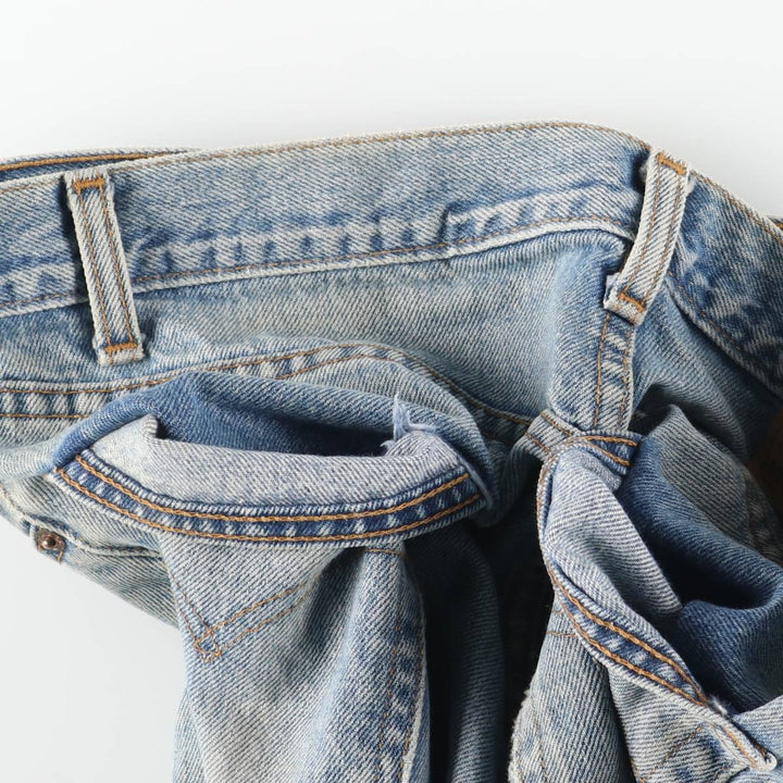 2000'S Levi's 505 Regular Fit Straight Leg Tapered Denim Pants, Made in Canada, Men's Size W37 cotton blue type Vintage Second Hand