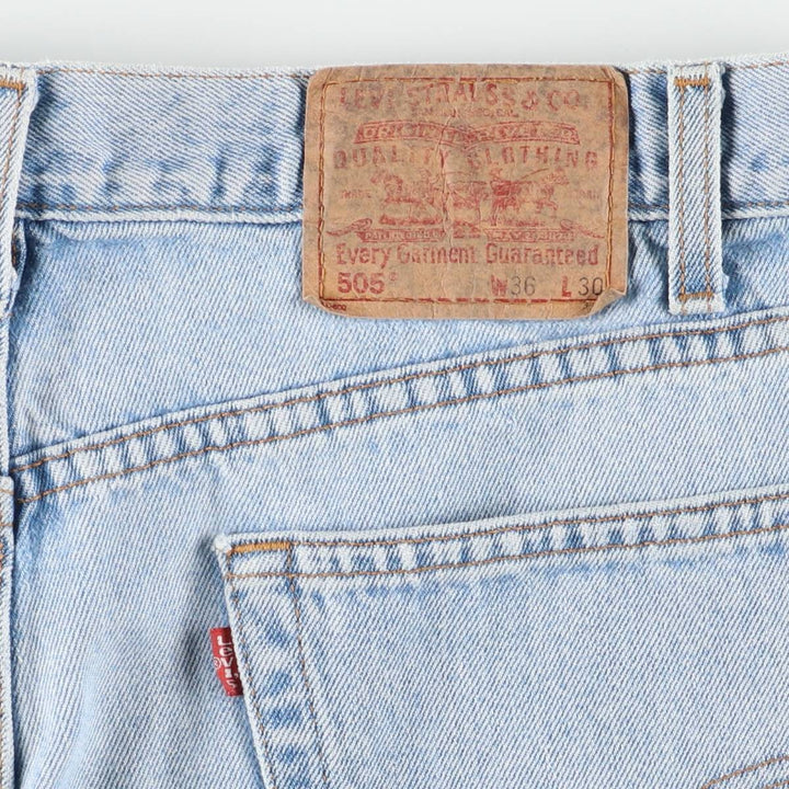2000'S Levi's 00505-4834 Tapered Denim Pants, Men's W35 equivalent. cotton blue type Vintage Second Hand