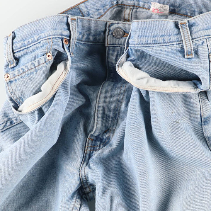 2000'S Levi's 00505-4834 Tapered Denim Pants, Men's W35 equivalent. cotton blue type Vintage Second Hand