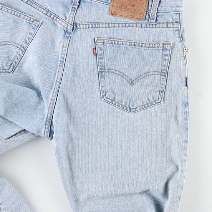 2000'S Levi's 00505-4834 Tapered Denim Pants, Men's W35 equivalent. cotton blue type Vintage Second Hand