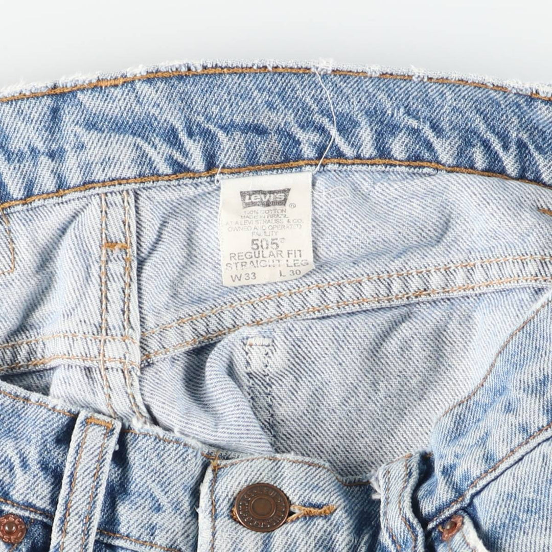 90'S Levi's 40505-0214 Regular Fit Straight Leg Orange Tab Tapered Denim Pants Men's W32 Vintage cotton blue type Vintage Second Hand