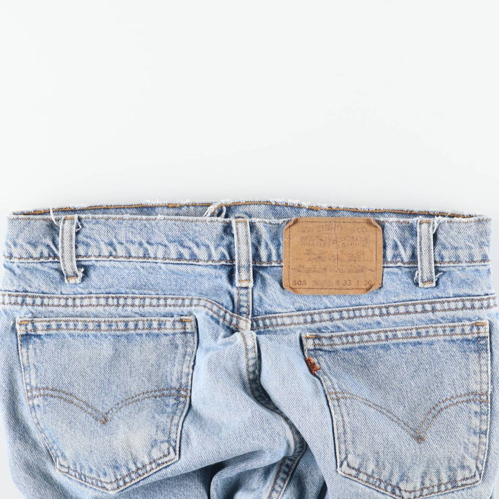 90'S Levi's 40505-0214 Regular Fit Straight Leg Orange Tab Tapered Denim Pants Men's W32 Vintage cotton blue type Vintage Second Hand