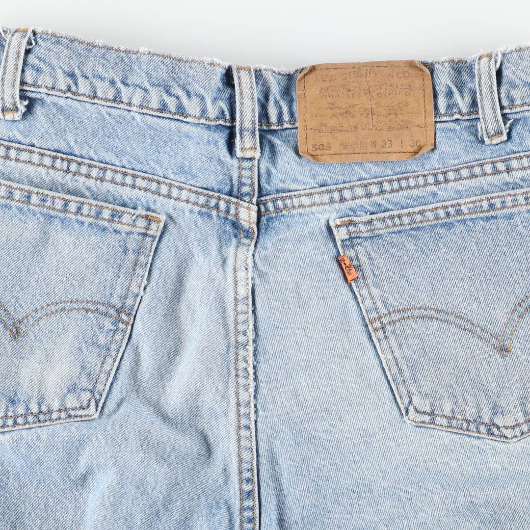 90'S Levi's 40505-0214 Regular Fit Straight Leg Orange Tab Tapered Denim Pants Men's W32 Vintage cotton blue type Vintage Second Hand