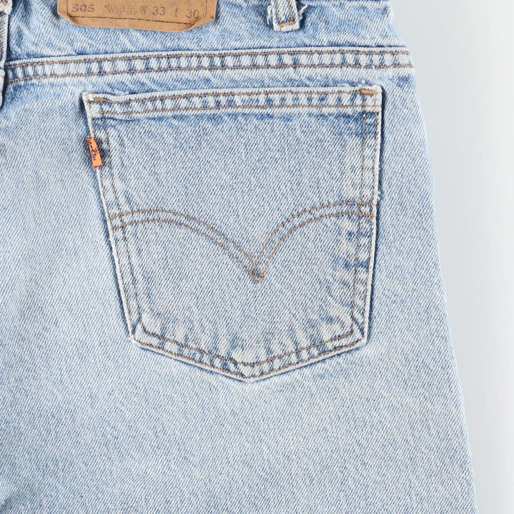 90'S Levi's 40505-0214 Regular Fit Straight Leg Orange Tab Tapered Denim Pants Men's W32 Vintage cotton blue type Vintage Second Hand