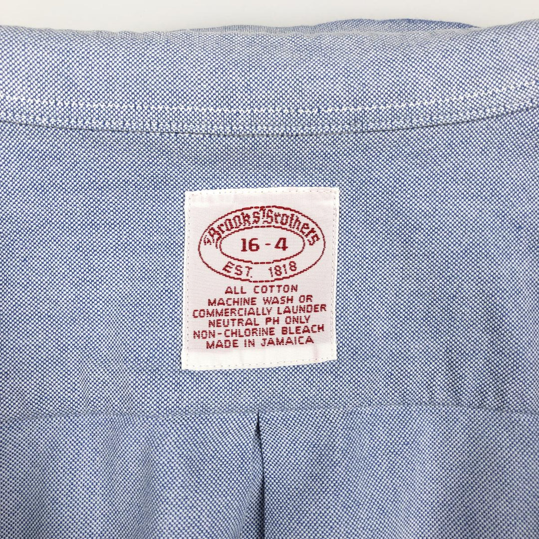 Brooks Brothers Est.1818 Long Sleeve Button-Down Shirt, Men's Size L cotton blue type Vintage Second Hand