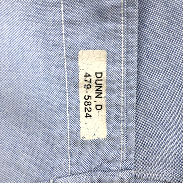 Brooks Brothers Est.1818 Long Sleeve Button-Down Shirt, Men's Size L cotton blue type Vintage Second Hand