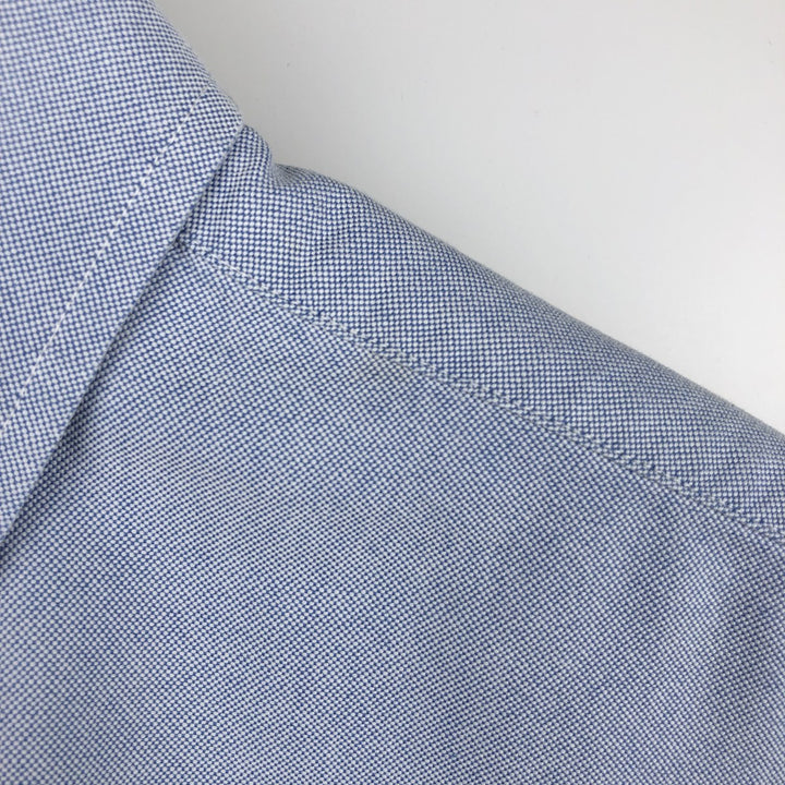 Brooks Brothers Est.1818 Long Sleeve Button-Down Shirt, Men's Size L cotton blue type Vintage Second Hand