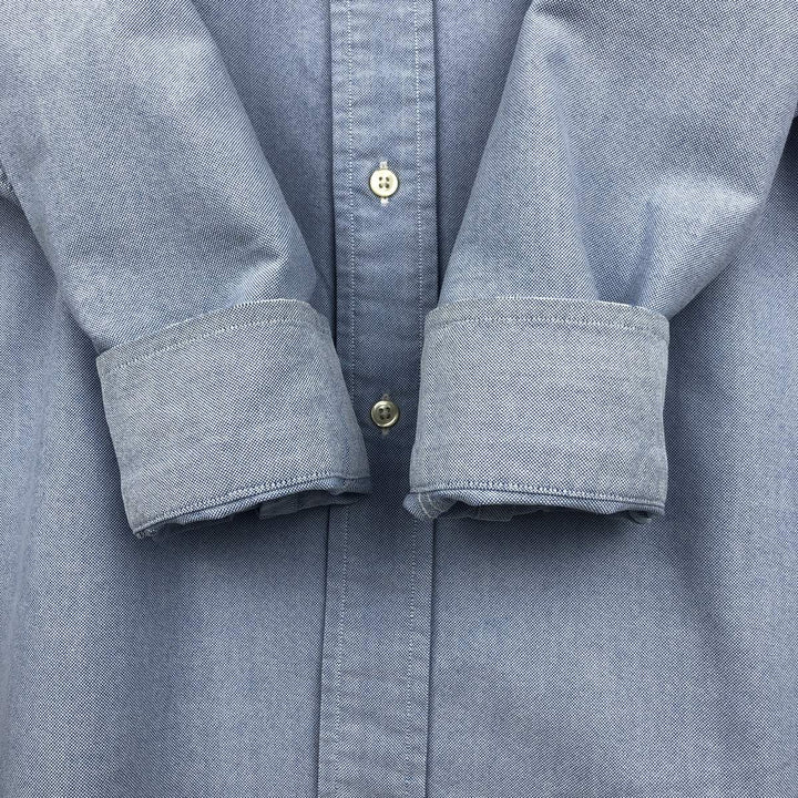 Brooks Brothers Est.1818 Long Sleeve Button-Down Shirt, Men's Size L cotton blue type Vintage Second Hand