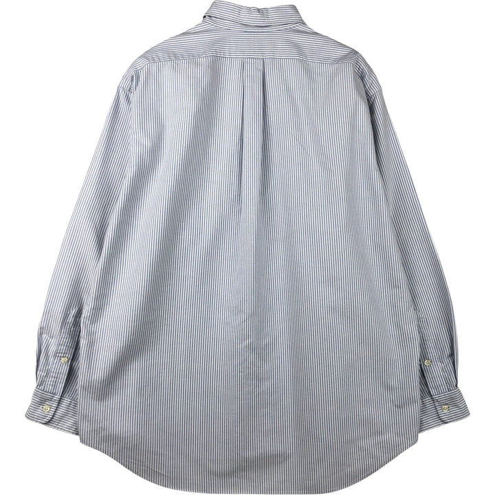 Ralph Lauren BLAKE long sleeve button-down striped shirt, men's size XL cotton white type Vintage Second Hand