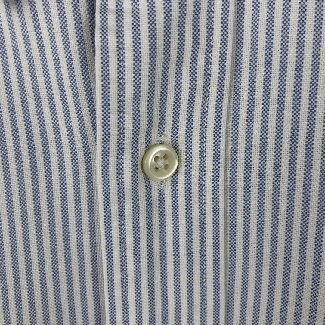 Ralph Lauren BLAKE long sleeve button-down striped shirt, men's size XL cotton white type Vintage Second Hand