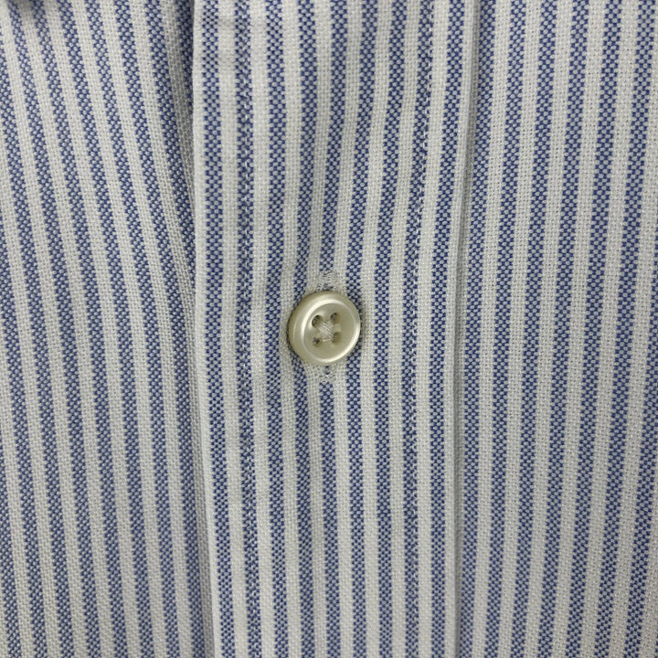 Ralph Lauren BLAKE long sleeve button-down striped shirt, men's size XL cotton white type Vintage Second Hand