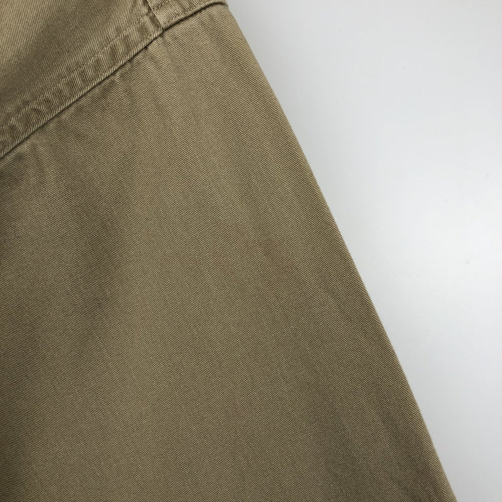 Vintage 80s-90'S Eddie Bauer long-sleeved button-down shirt with black tag, men's size XL unclear Beige type Vintage Second Hand