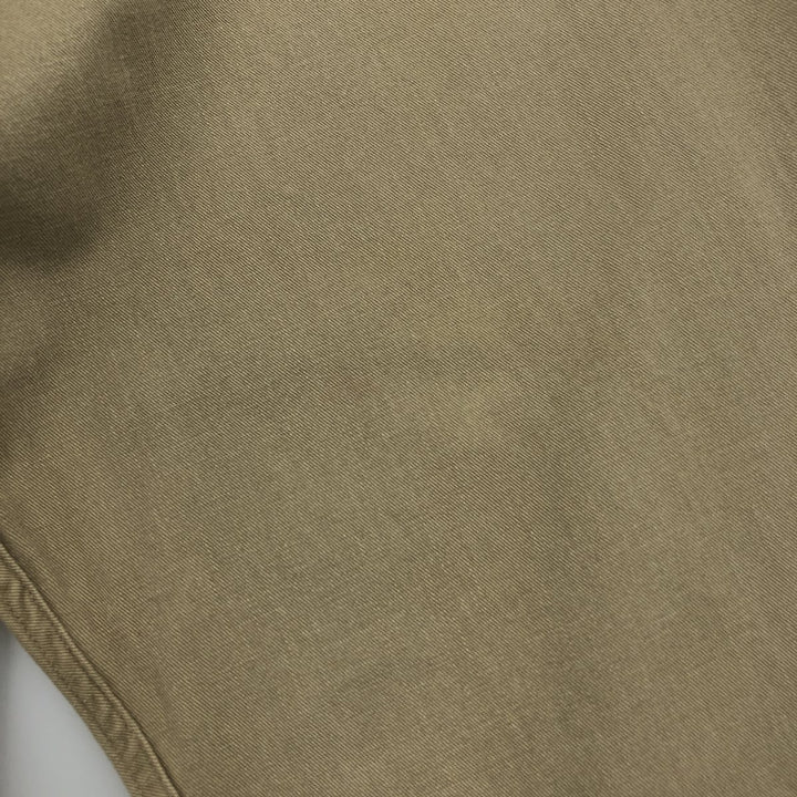 Vintage 80s-90'S Eddie Bauer long-sleeved button-down shirt with black tag, men's size XL unclear Beige type Vintage Second Hand