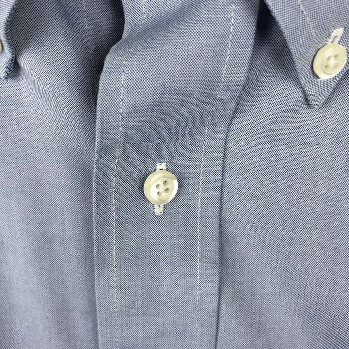 Brooks Brothers 346 Regular Fit Long Sleeve Button-Down Shirt, Men's Size L cotton Blue type light blue Vintage Second Hand