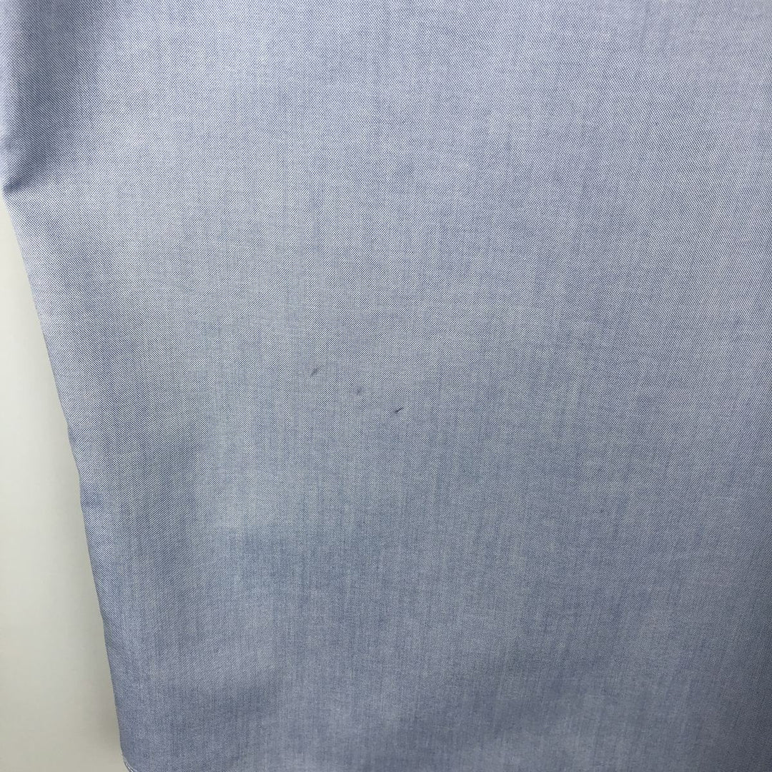 Brooks Brothers 346 Regular Fit Long Sleeve Button-Down Shirt, Men's Size L cotton Blue type light blue Vintage Second Hand