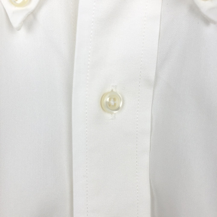 Brooks Brothers Est. 1818 Classic Long Sleeve Button-Down Shirt, Men's Size Medium cotton white type Vintage Second Hand